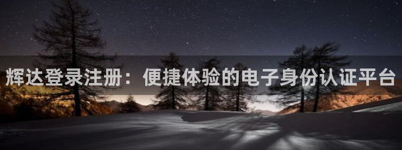 万向娱乐网址：辉达登录注册：便捷体验的电子身份认证平台