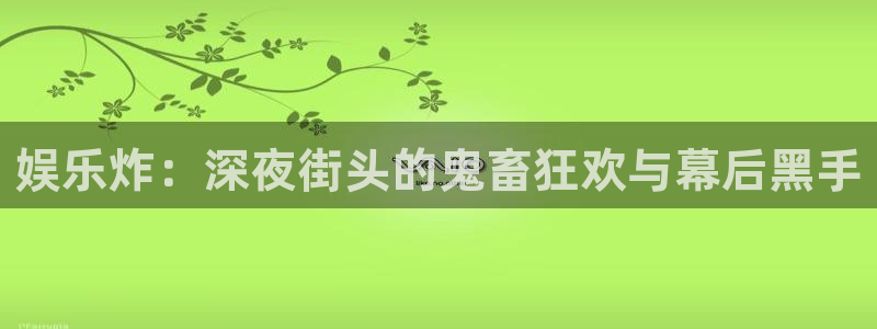 壹号大舞台怎么注册：娱乐炸：深夜街头的鬼畜狂欢与幕后黑手